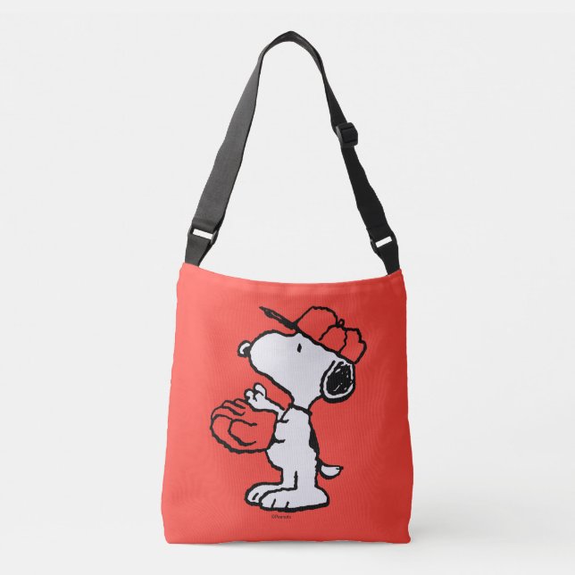 Bolsa Ajustável Snoopy Varsity Sports Baseball (Frente)