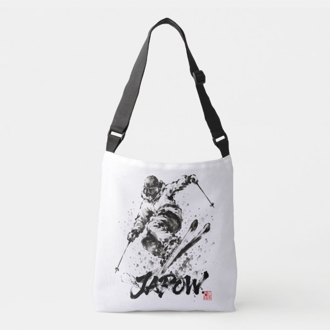 Bolsa Ajustável Snowboard Brush Art - Skier Light (Frente)