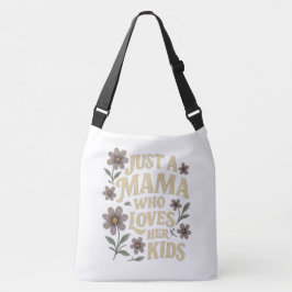 Bolsa Ajustável Só uma mamãe que ama seus filhos... retro arte