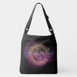 Bolsa Ajustável Sol Celestial Roxo e Lua 