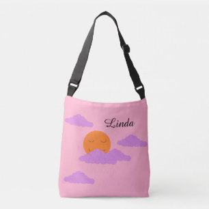 Bolsa Ajustável Sol Poente com Nuvens: Rosa Cravo