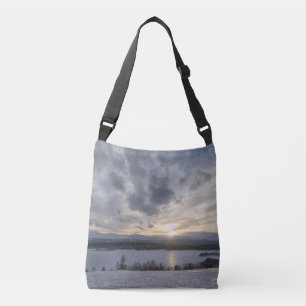 Bolsa Ajustável Sol sobre lago congelado