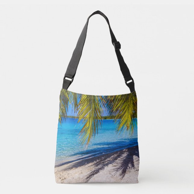 Bolsa Ajustável Sombras na praia (Frente)