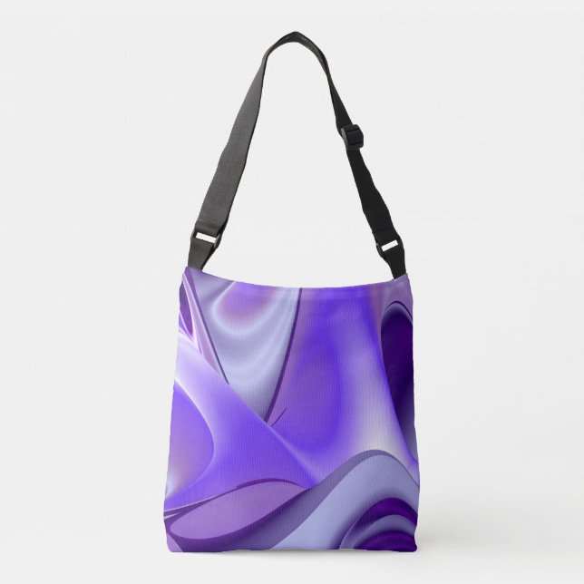 Bolsa Ajustável Sonhos de Arco-Íris de Flor Roxo (Frente)