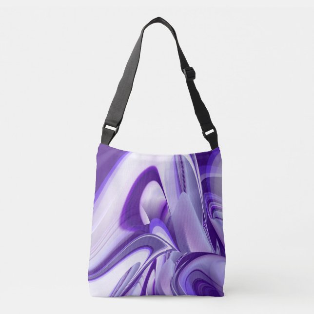 Bolsa Ajustável Sonhos de Arco-Íris de Flor Roxo (Frente)