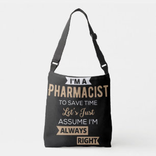 Bolsa Ajustável Sou Farmacêutico para Economizar Vamos de tempo.