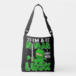 Bolsa Ajustável Sou Ninja, não preciso de Rua de sorte.