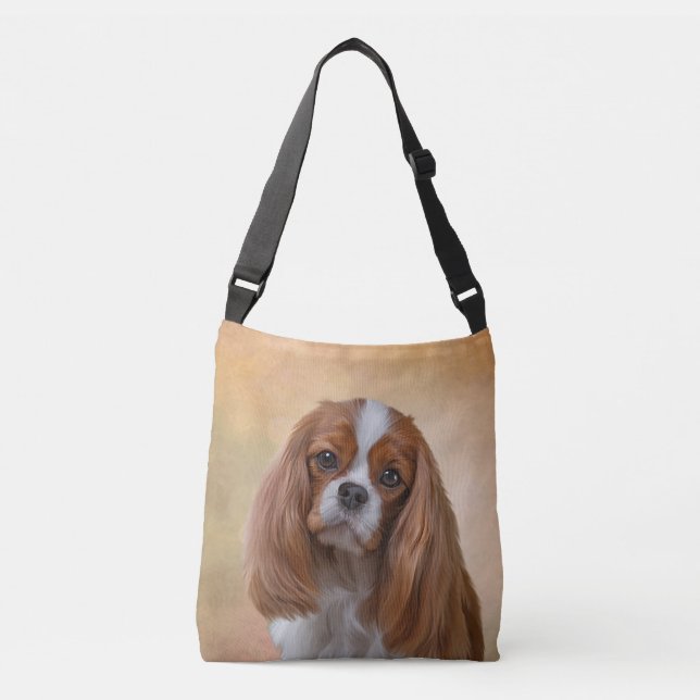 Bolsa Ajustável Spaniel de rei descuidado Charles do cão do (Frente)