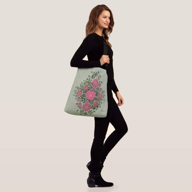 Bolsa Ajustável Spray Floral Rosa (No(a) Modelo)