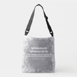 Bolsa Ajustável SPREZZATURA: A ARTE ITALIANA DA MODA - Denim Preto