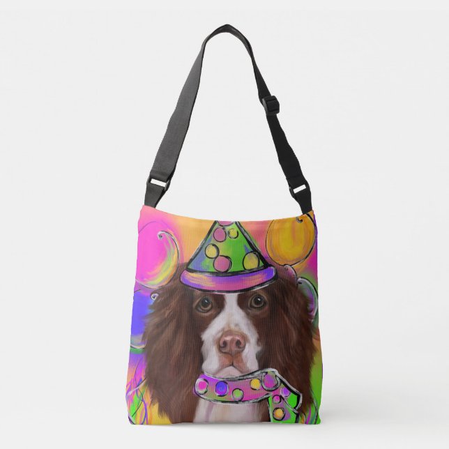 Bolsa Ajustável Springer Spaniel Inglês    (Frente)