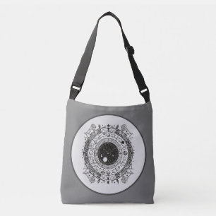Bolsa Ajustável Starry Visions: Elegante Zodiac e Celestial