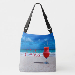 Bolsa Ajustável Strawberry Daiquiri Caribe Praia Personalizada