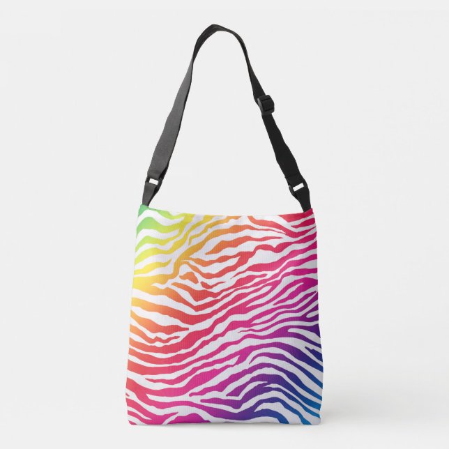 Bolsa Ajustável Stripes Arco-íris (Verso)