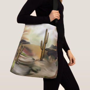 Bolsa Ajustável Sudoeste Desert Sunrise Abstrato Art