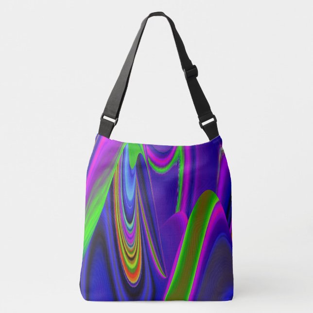 Bolsa Ajustável Summerrainbow, Abstrato 3D Rainbowart (Frente)