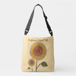 Bolsa Ajustável Sunflower Stand Tall Cross-body Bag