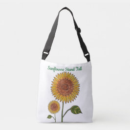 Bolsa Ajustável Sunflower Stand Tall Cross-body Bag