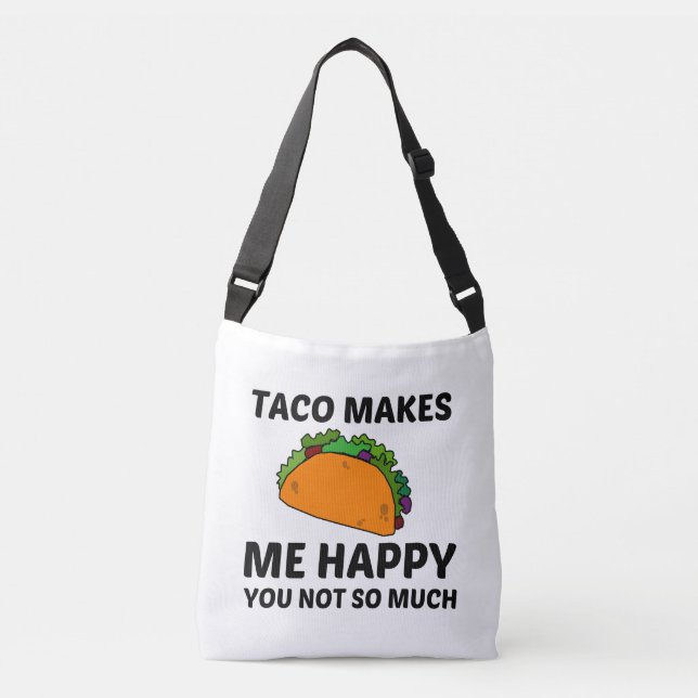 BOLSA AJUSTÁVEL TACO ME FAZ FELIZ (Frente)