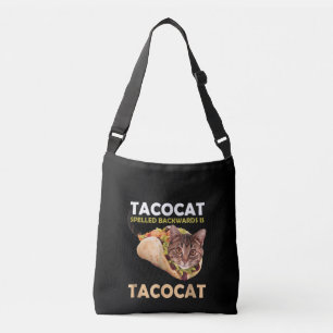 Bolsa Ajustável Tacocat Taco, Engraçado, Gato Ortografado Para Tr