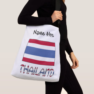 Bolsa Ajustável Tailândia e Bandeira Tailandesa Personalizadas 