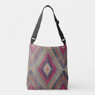 Bolsa Ajustável Tapete Antiquado Turco Kilim Rug