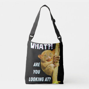 Bolsa Ajustável Tarsier Engraçado de Olhos Grandes O Que Você Está