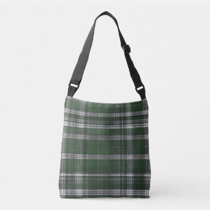 Bolsa Ajustável Tartan verde-elegante