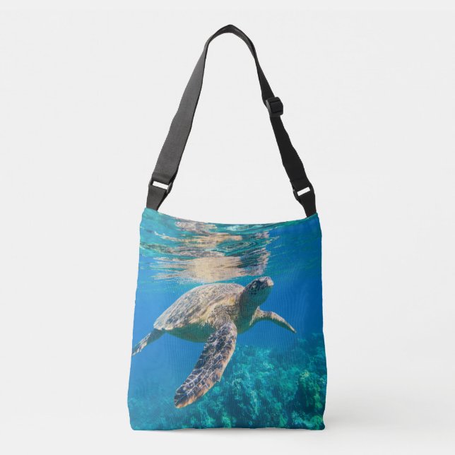 Bolsa Ajustável Tartaruga do Mar Nadado (Frente)