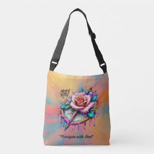 Bolsa Ajustável "Tatuagem de Compass de Amor Eterno"