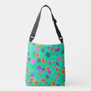 Bolsa Ajustável Tecido Floral Incolor Padrão