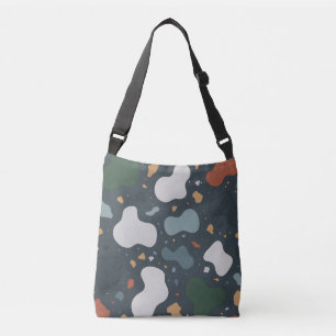 Bolsa Ajustável Tecido Personalizado de Estilo Terrazzo Minimalist