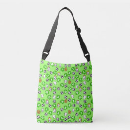 Bolsa Ajustável Tema de futebol com camisas em verde