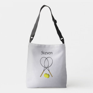 Bolsa Ajustável Tema desportivo do Tênis duplamente personalizado