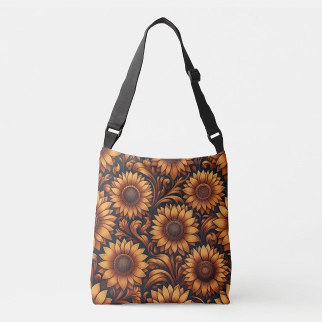 Bolsa Ajustável Temporada de Girassóis (Frente)