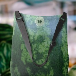 Bolsa Ajustável Tendy Watermelon Fruta Rind Monograma Verde