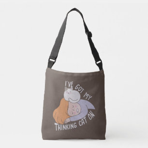 Bolsa Ajustável Tenho o meu gato pensador ligado