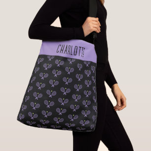 Bolsa Ajustável Tênis de Nome Personalizado de Padrão de Tênis Per