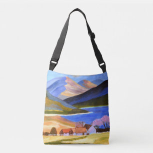 Bolsa Ajustável Terras Altas Escocesas Tulipas Cruzadas