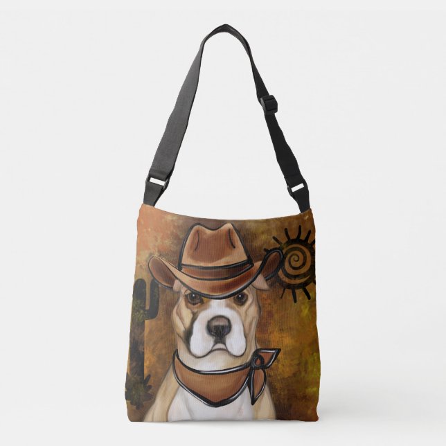 BOLSA AJUSTÁVEL TERRIER STAFFORDSHIRE AMERICANO        (Frente)