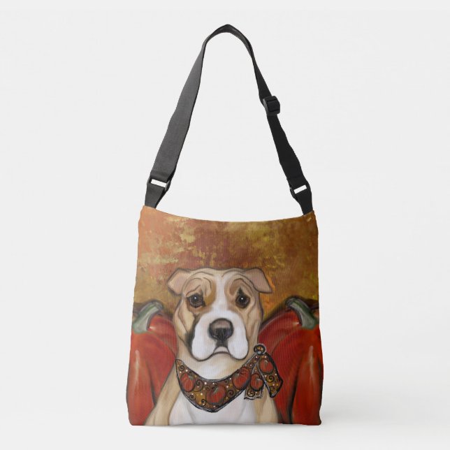 BOLSA AJUSTÁVEL TERRIER STAFFORDSHIRE AMERICANO (Frente)