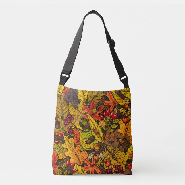 Bolsa Ajustável Tesouros do outono (Frente)