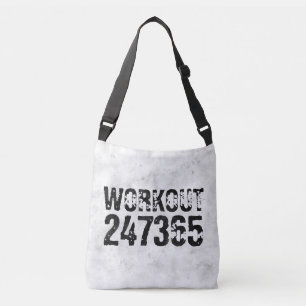 Bolsa Ajustável Texto riscado vestido Workout 247365 rústico