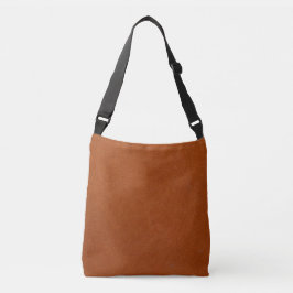 Bolsa Ajustável Textura de couro cognac envelhecido desgastado vin