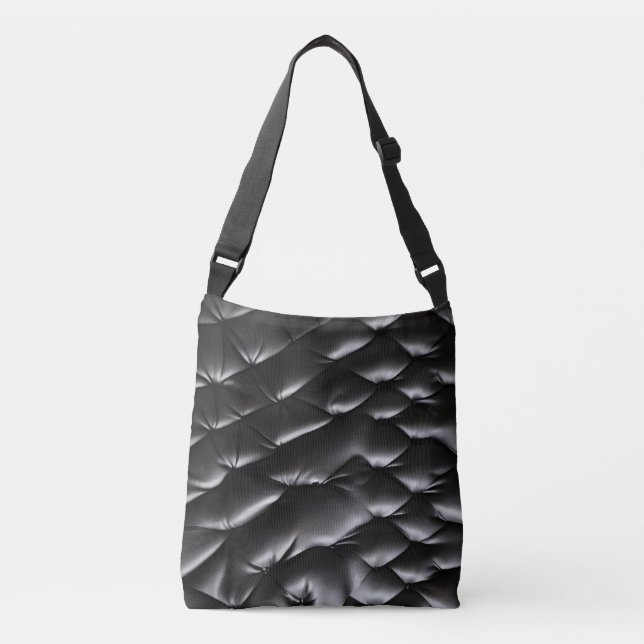 Bolsa Ajustável Textura de couro sem costura (Frente)