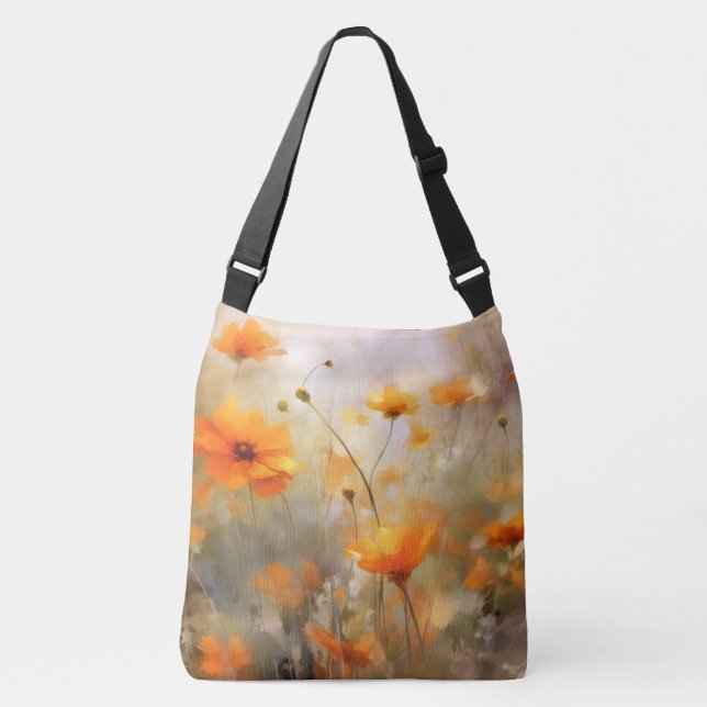 Bolsa Ajustável Textura de fundo do sonho verbal de laranja (Frente)