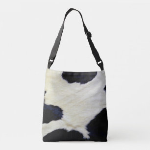 Bolsa Ajustável Textura de pele de vaca em preto e branco Personal