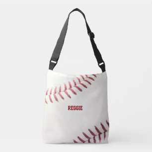 Bolsa Ajustável Textura do basebol personalizada
