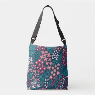 Bolsa Ajustável Textura Sem Costura De Flor Vintage.