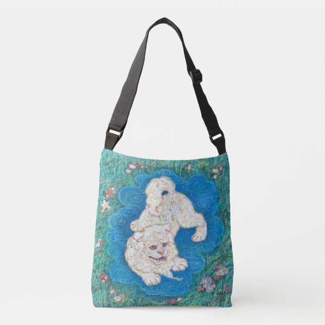 Bolsa Ajustável The Playful Shishi: Whimsical  (Frente)